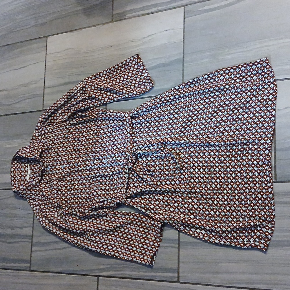 Sophie Max Brown Long Sleeve Shirt Dress - Picture 7 of 8